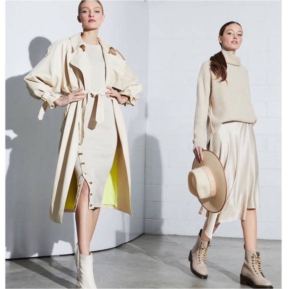 Alice + Olivia Daphney Turtleneck Tunic Sweater
Oatmeal Size S - Picture 2 of 14